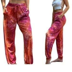 NWT Rusty tie dye print tide elastic waist comfy‎ joggers size 1X
